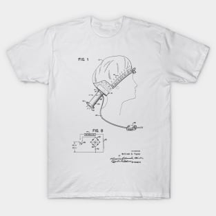 Portable Hair Dryer Vintage Patent Hand Drawing T-Shirt